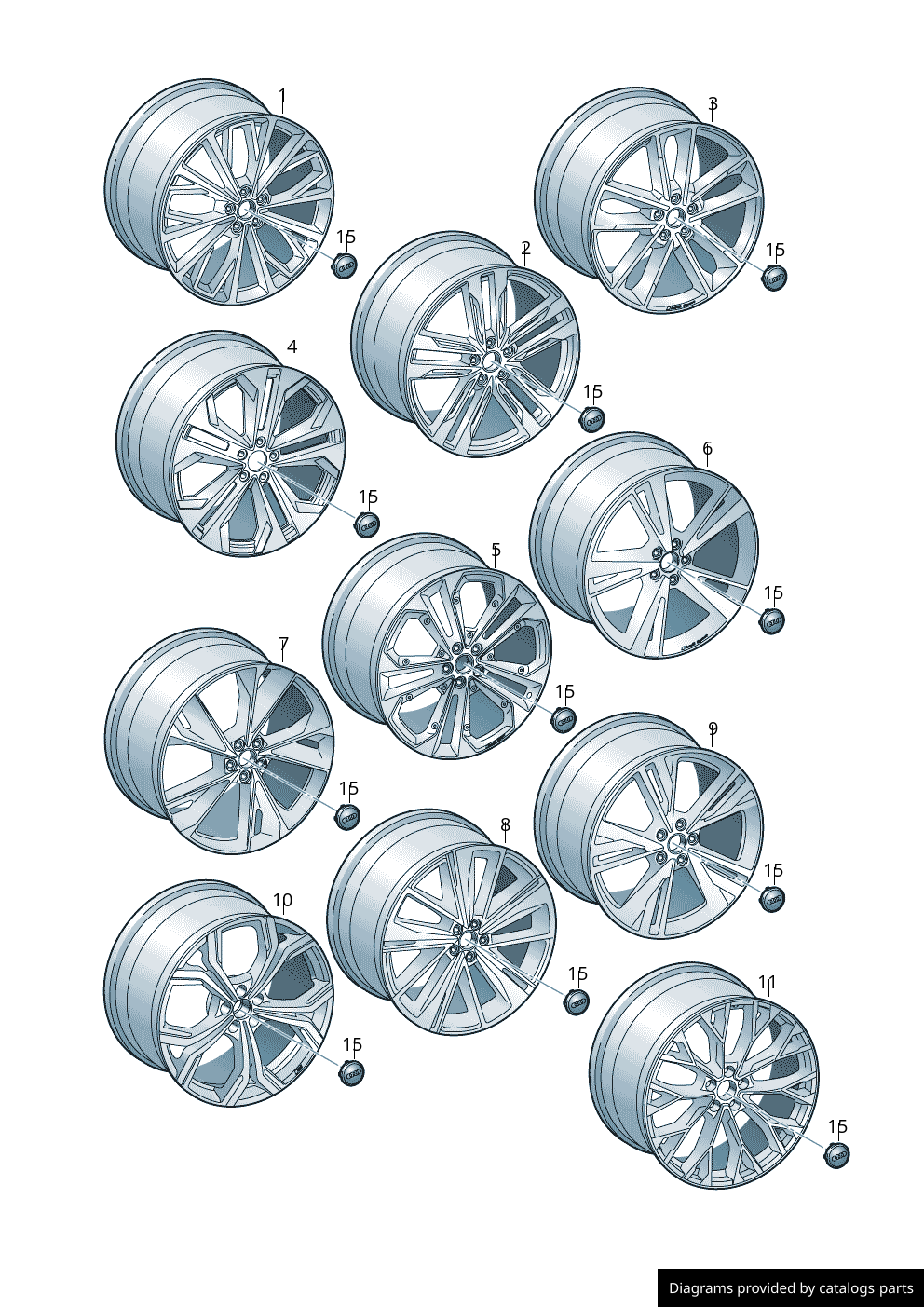 Car part diagram