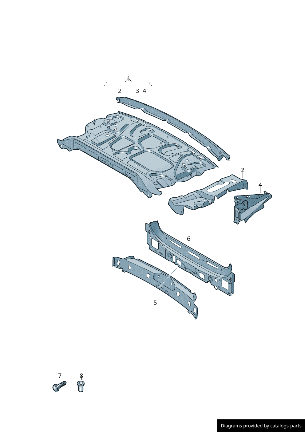 Car part diagram