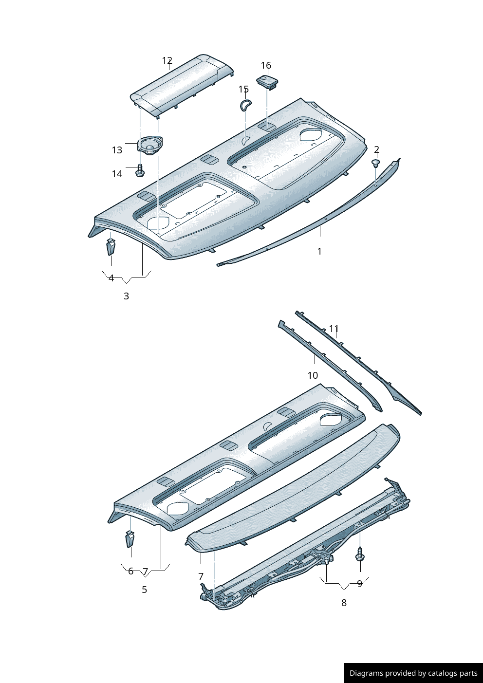 Car part diagram