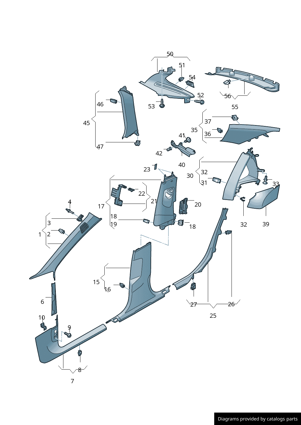 Car part diagram
