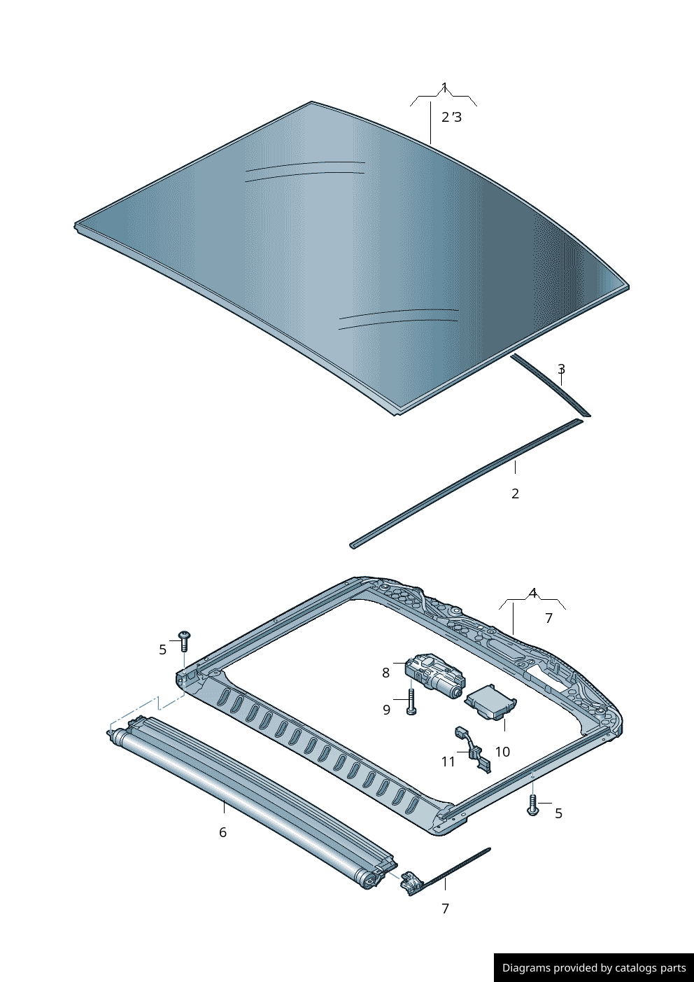 Car part diagram