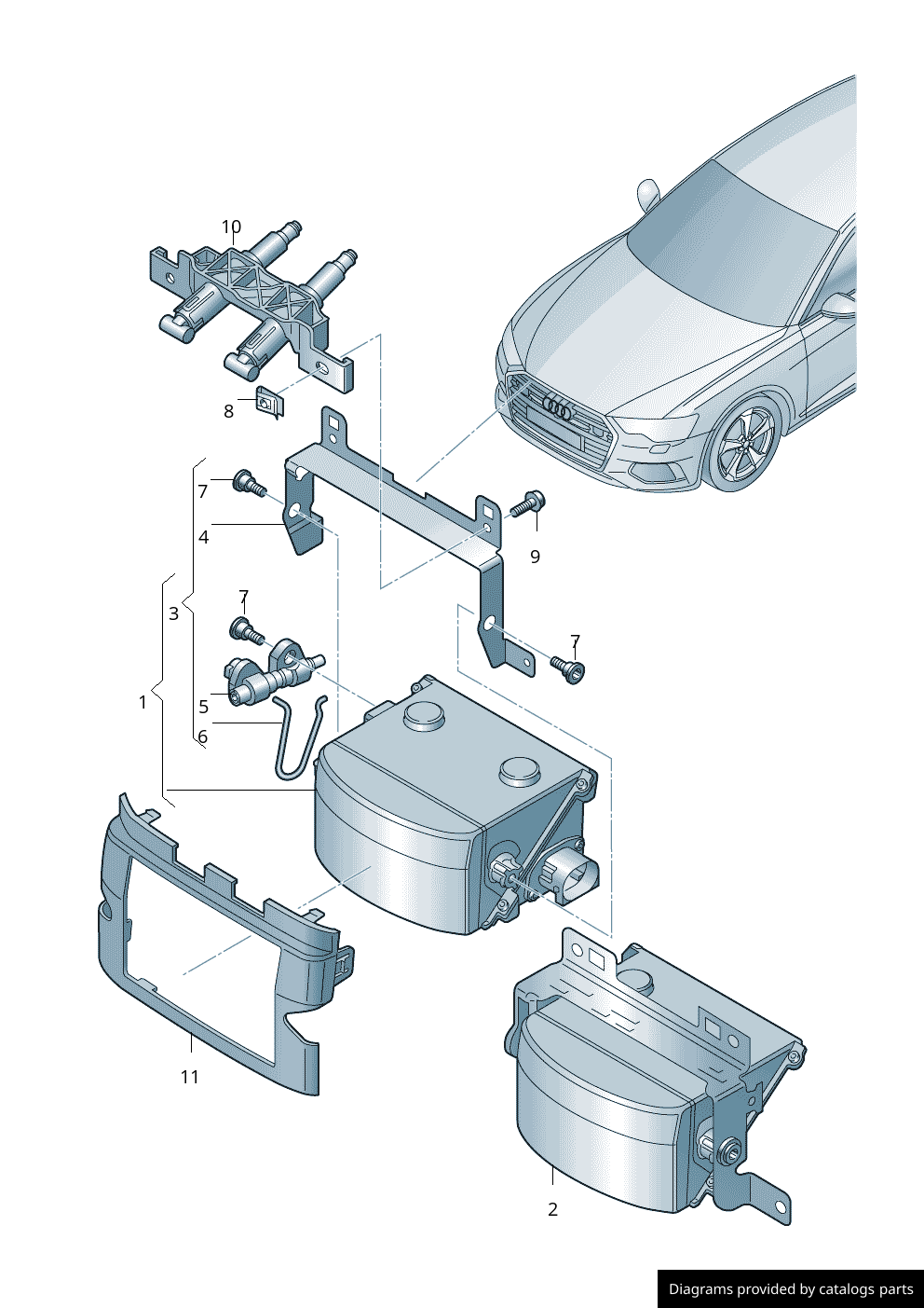 Car part diagram