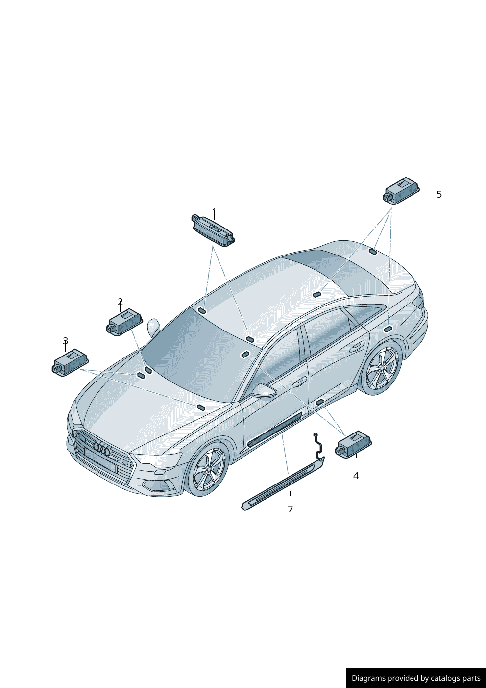 Car part diagram