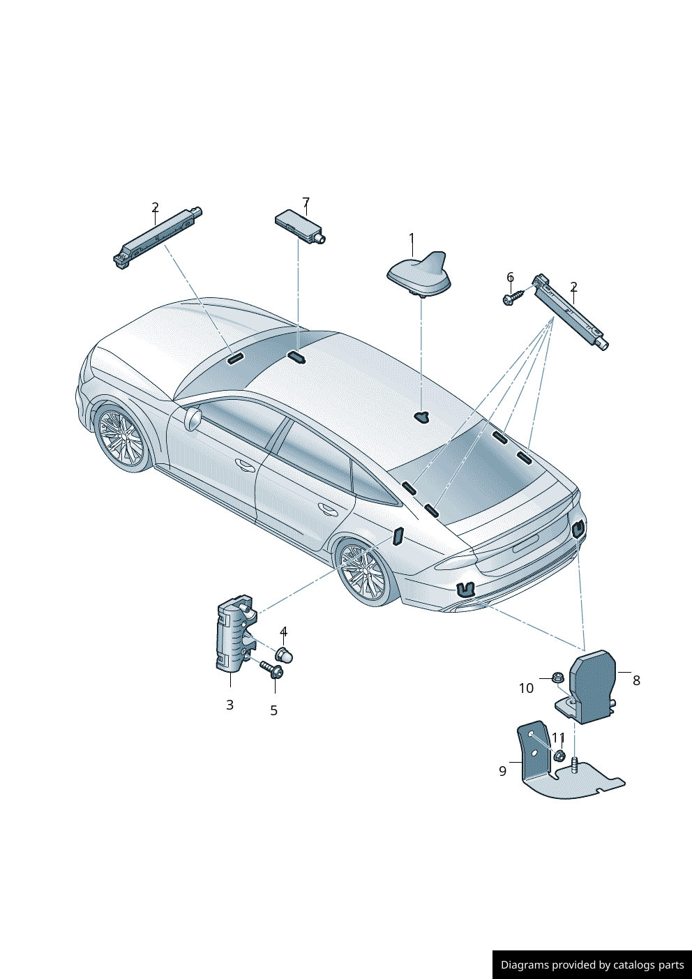 Car part diagram