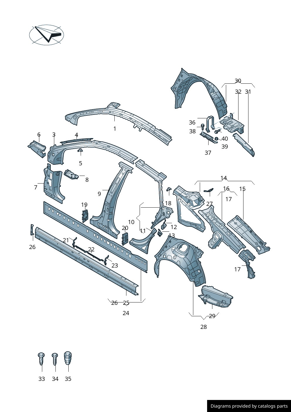 Car part diagram