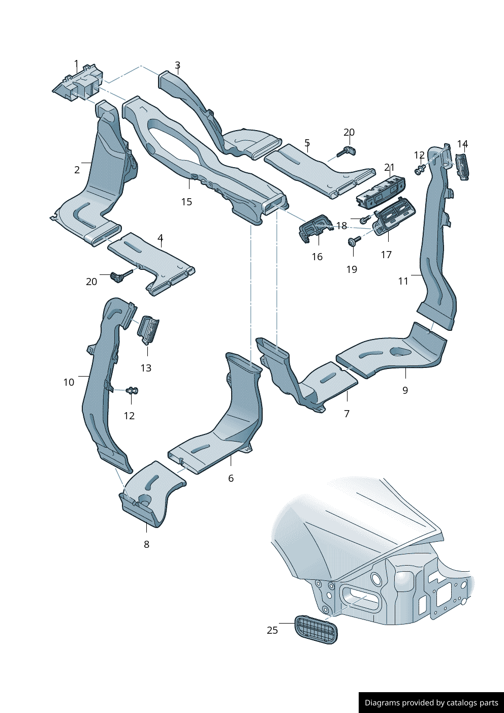 Car part diagram