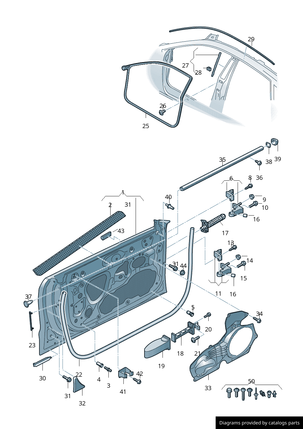 Car part diagram