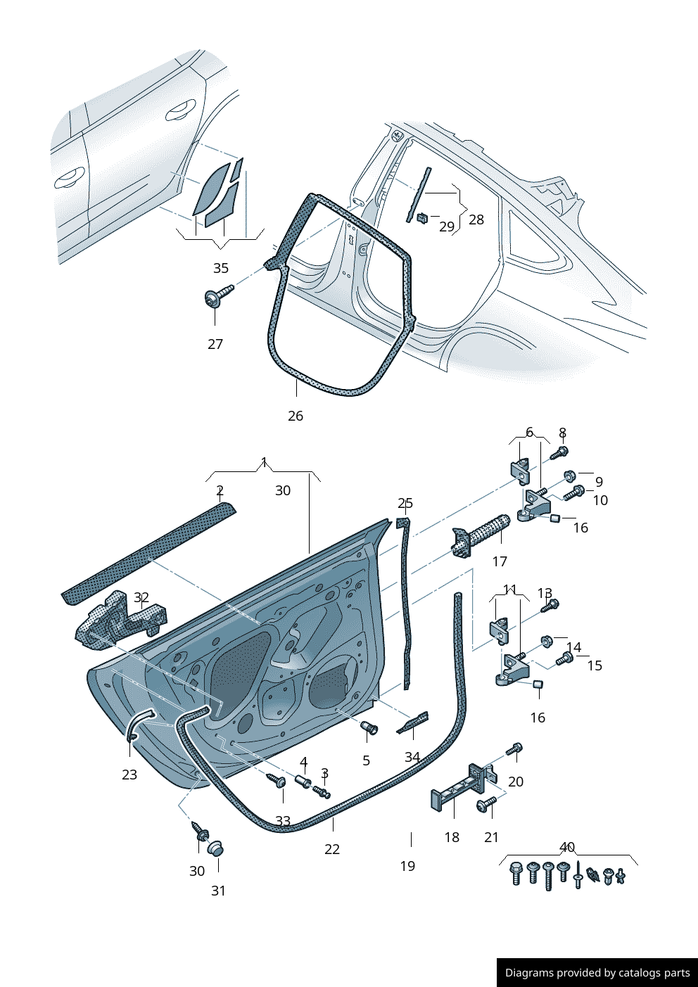 Car part diagram