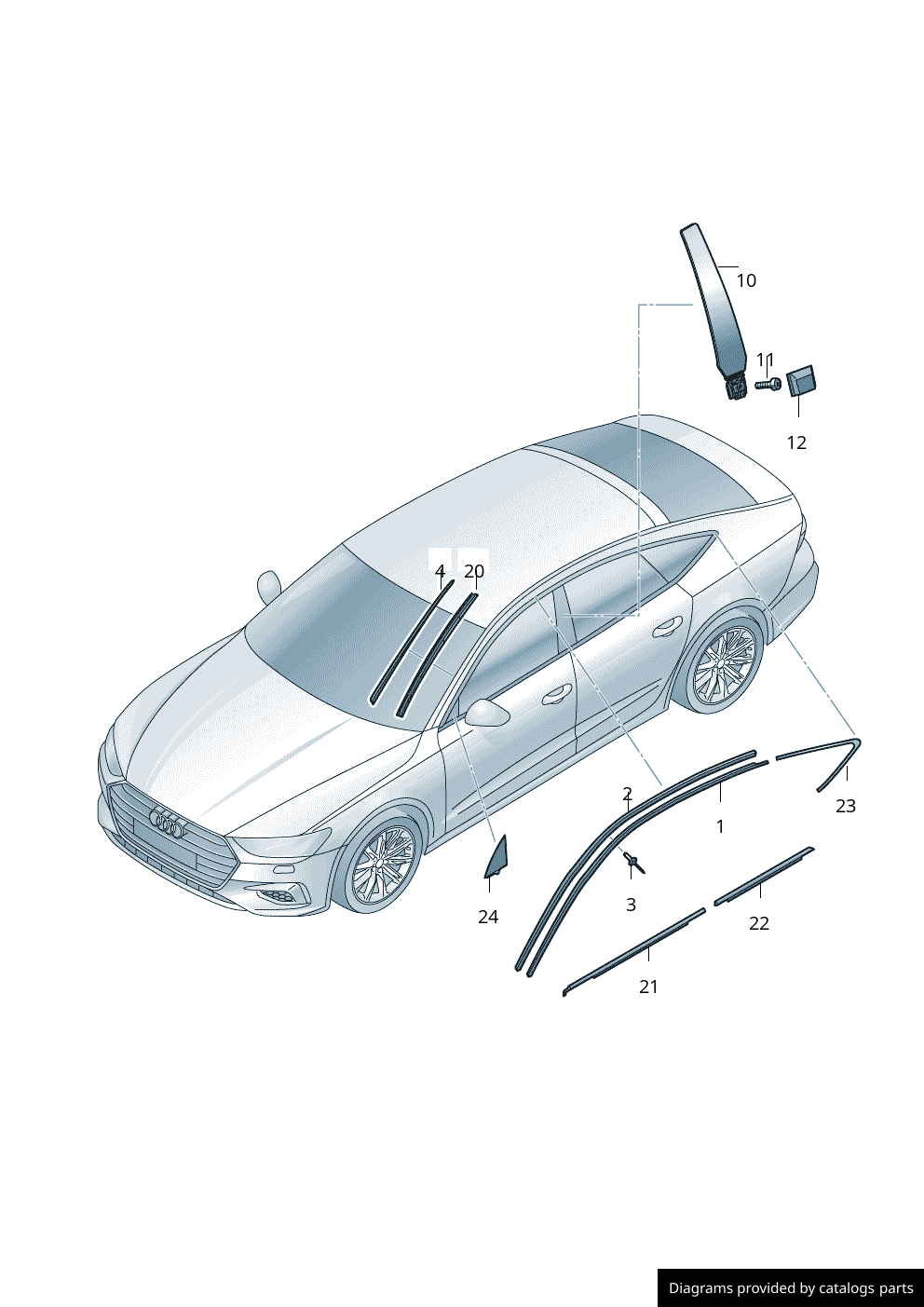 Car part diagram