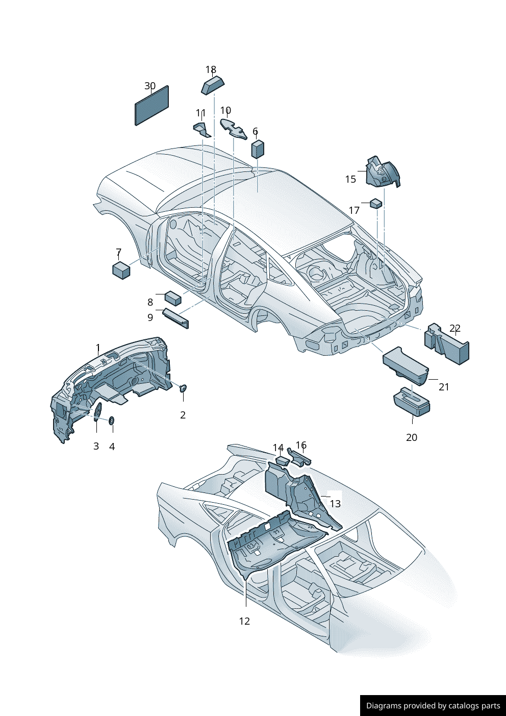 Car part diagram