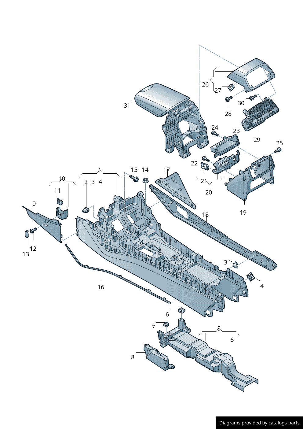 Car part diagram