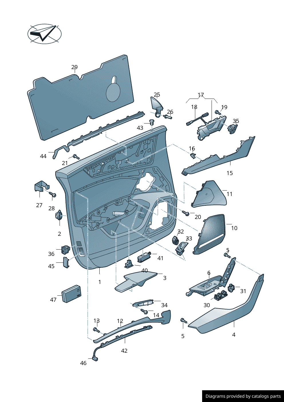 Car part diagram