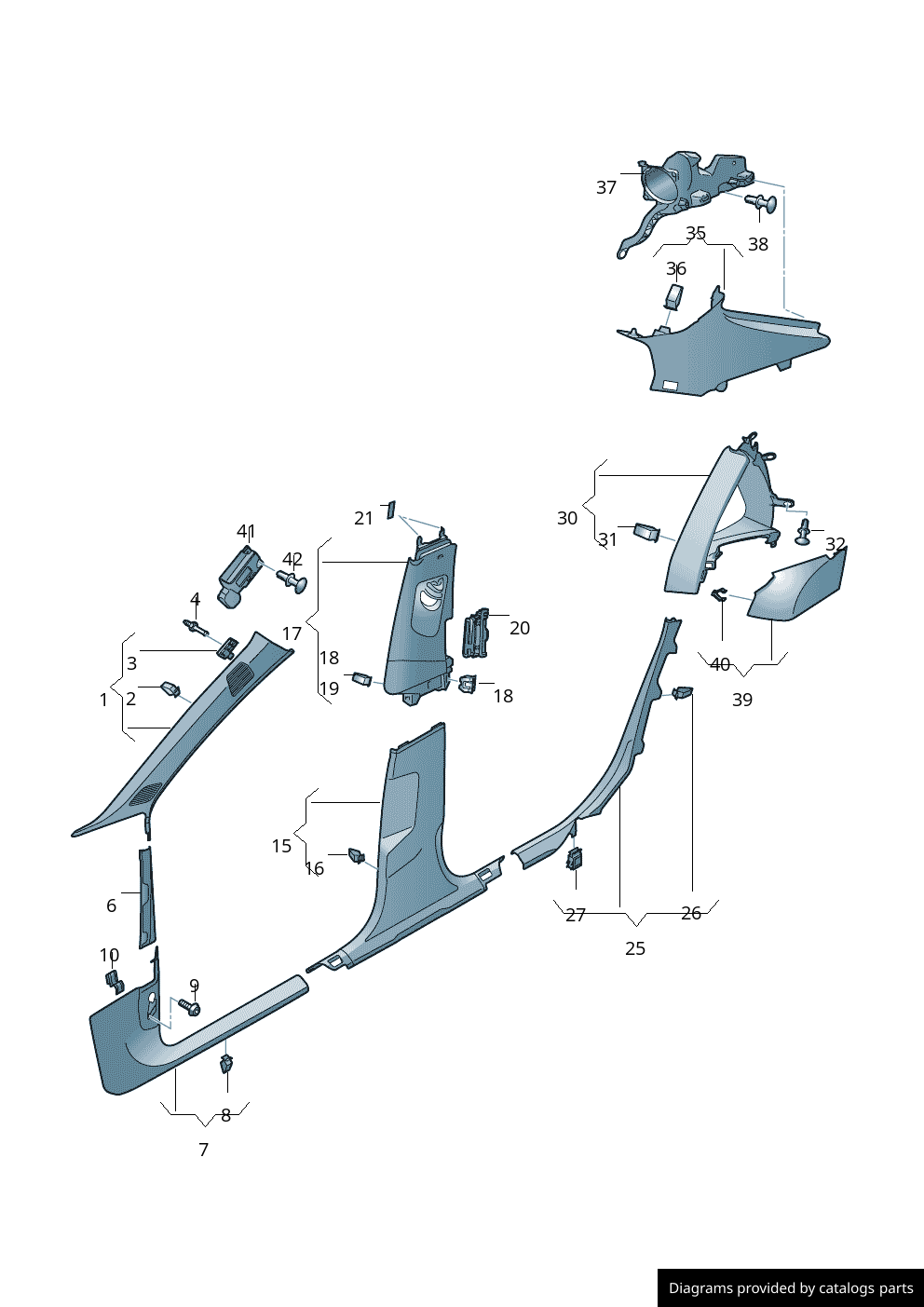 Car part diagram