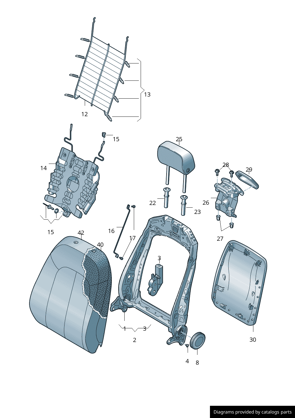 Car part diagram