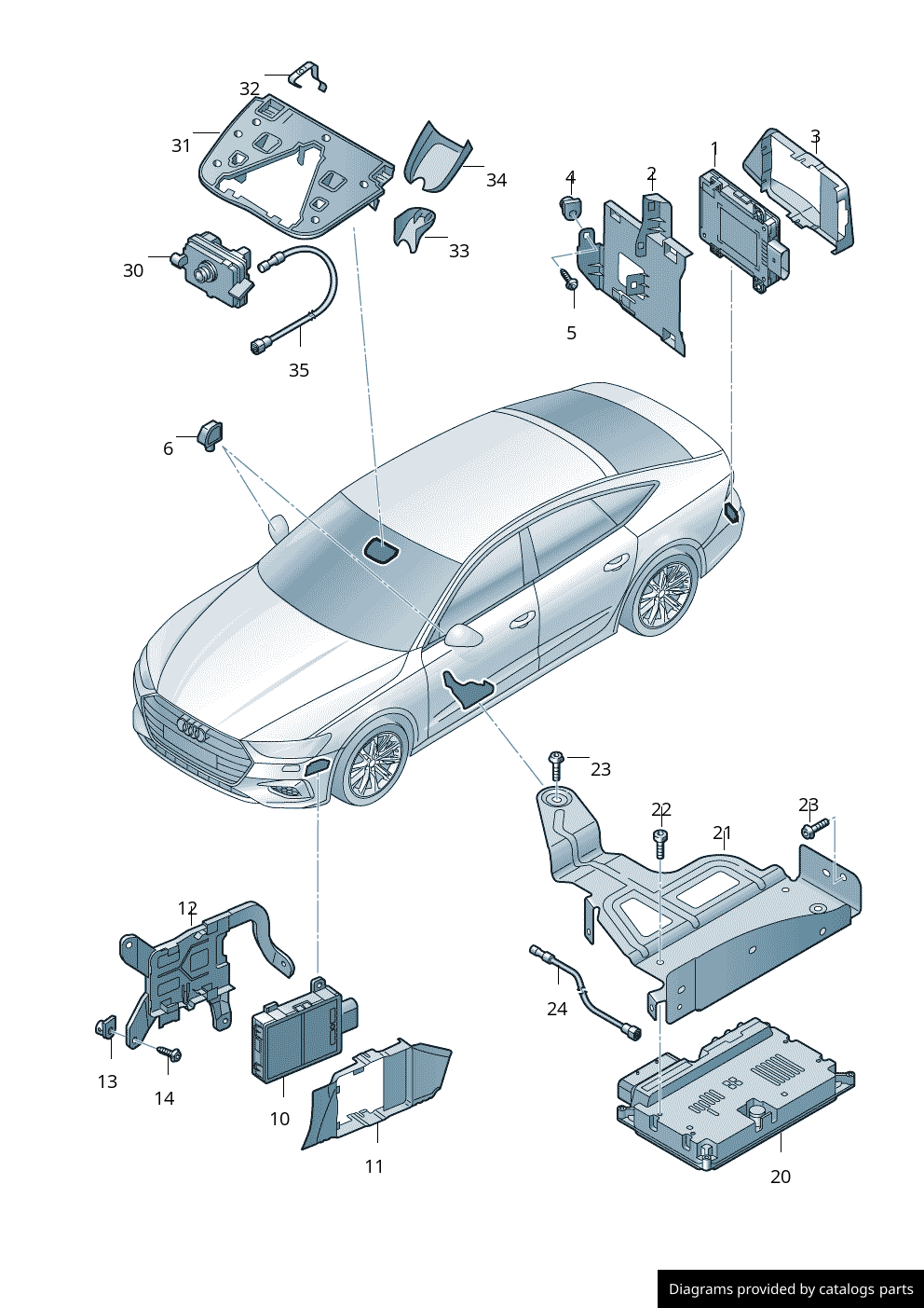 Car part diagram