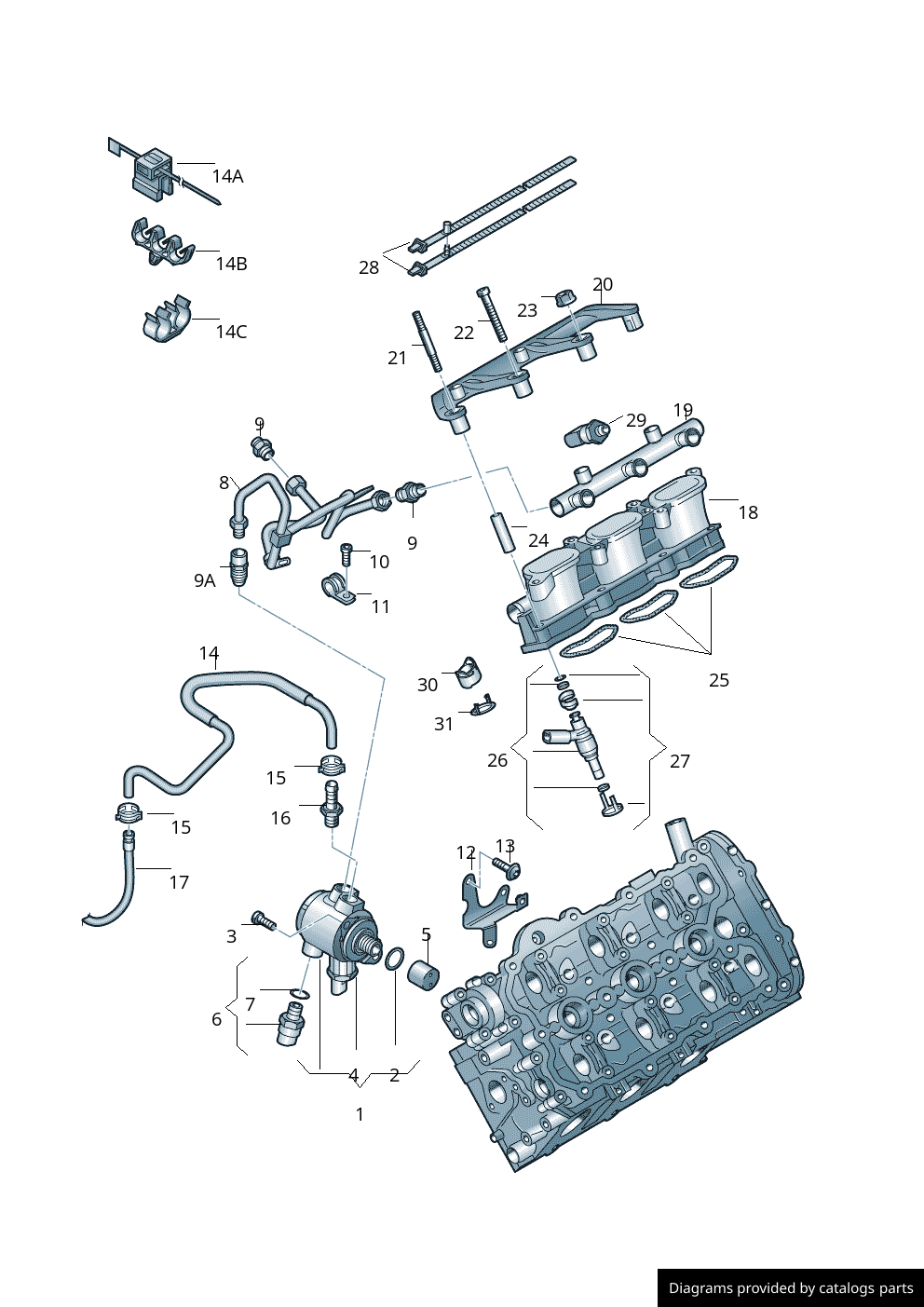 Car part diagram