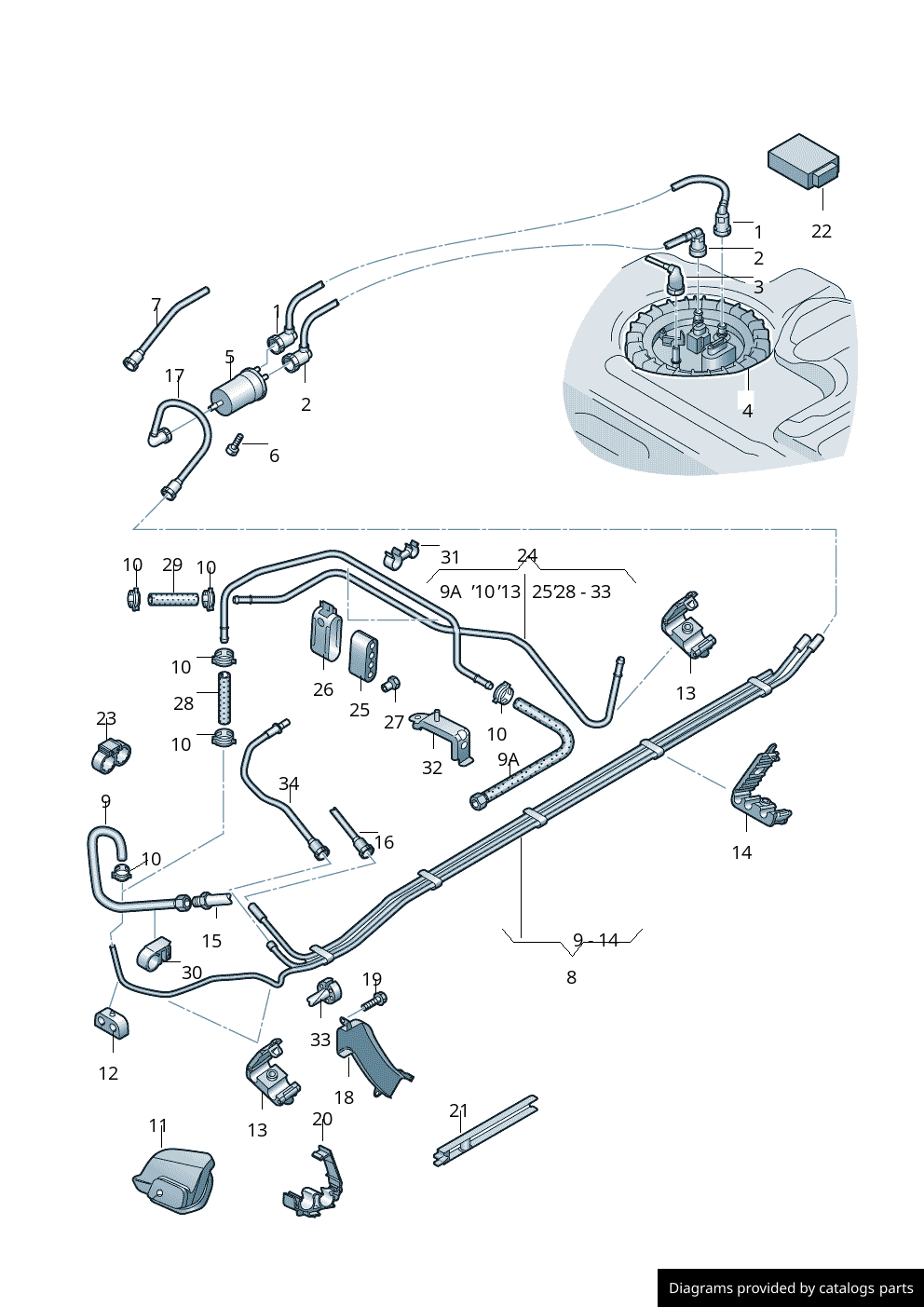 Car part diagram
