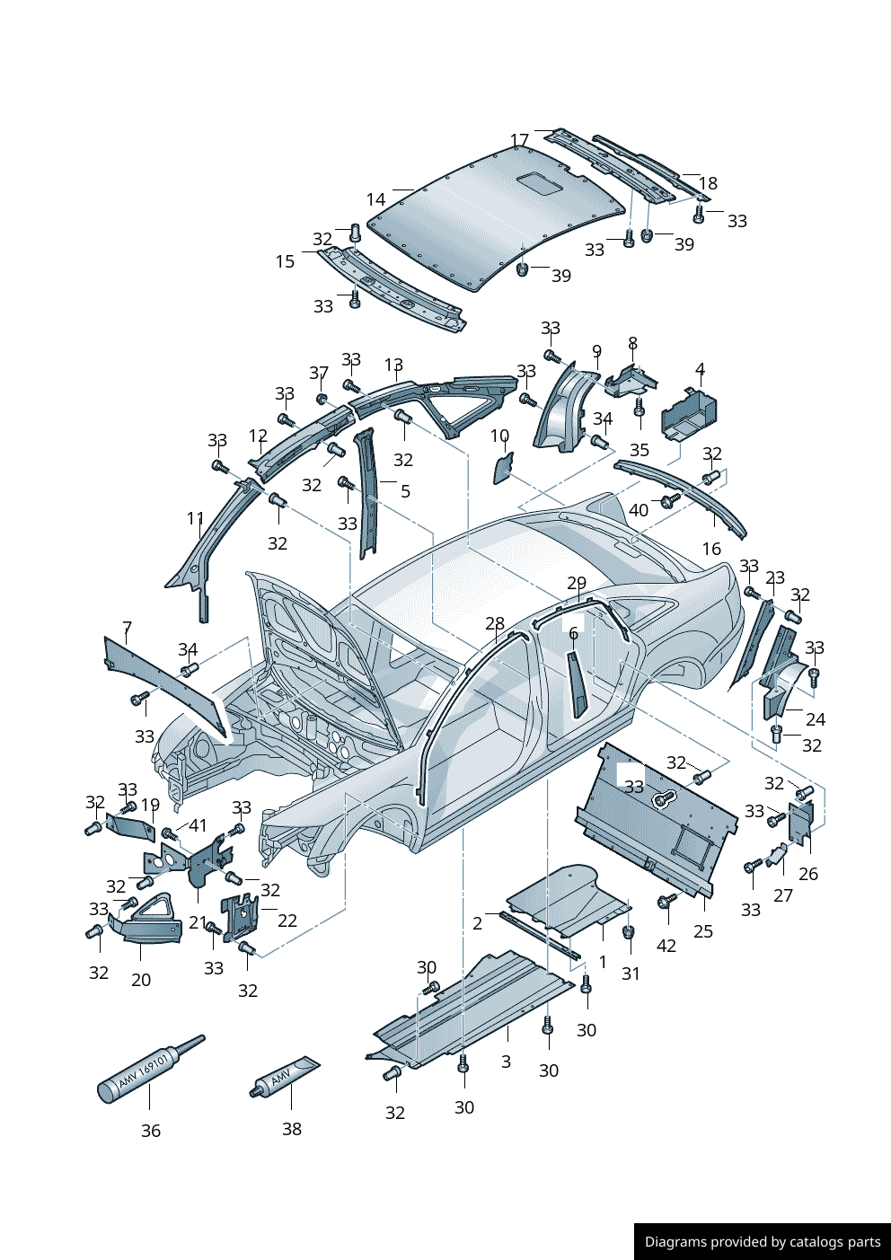Car part diagram