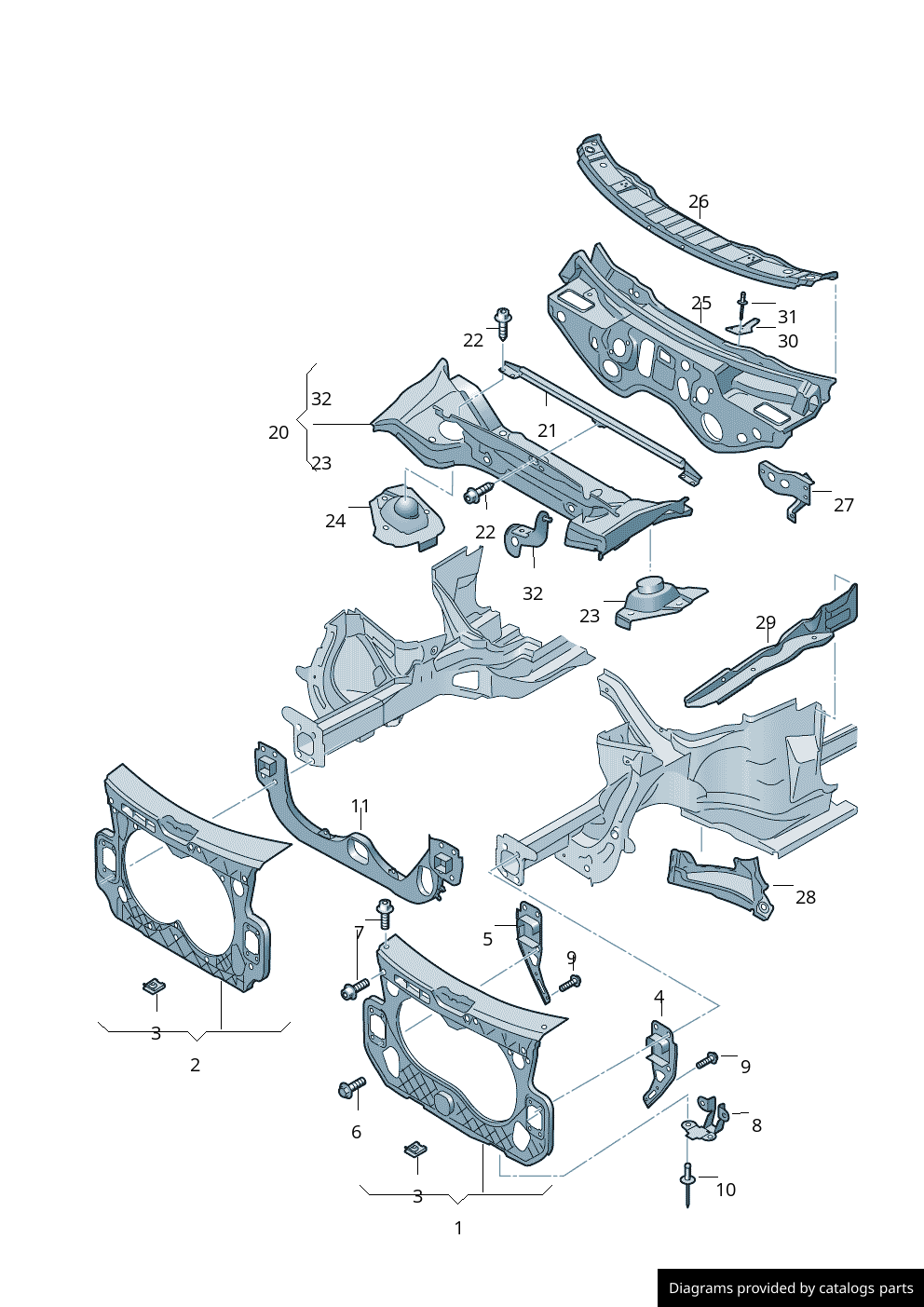 Car part diagram