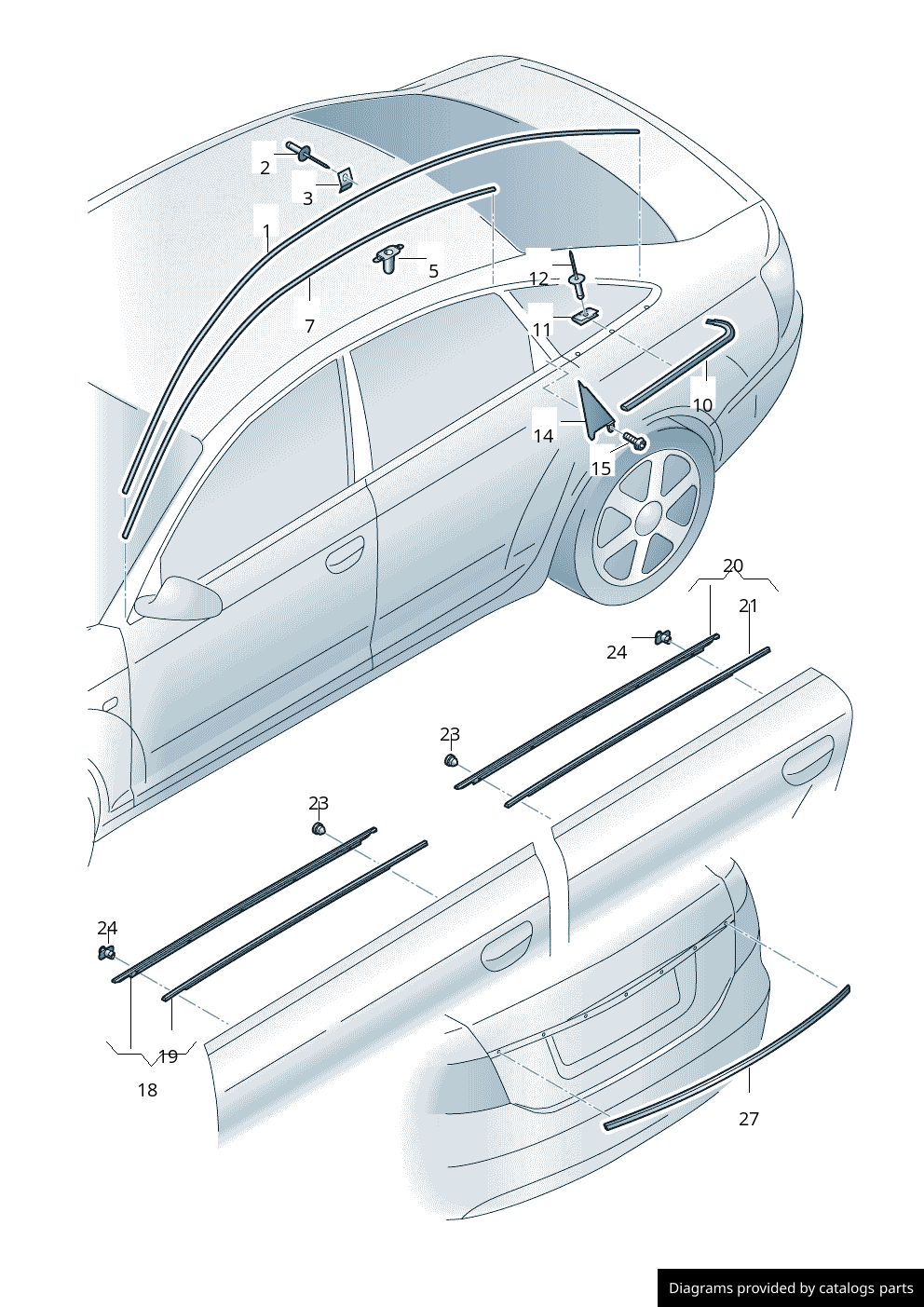 Car part diagram