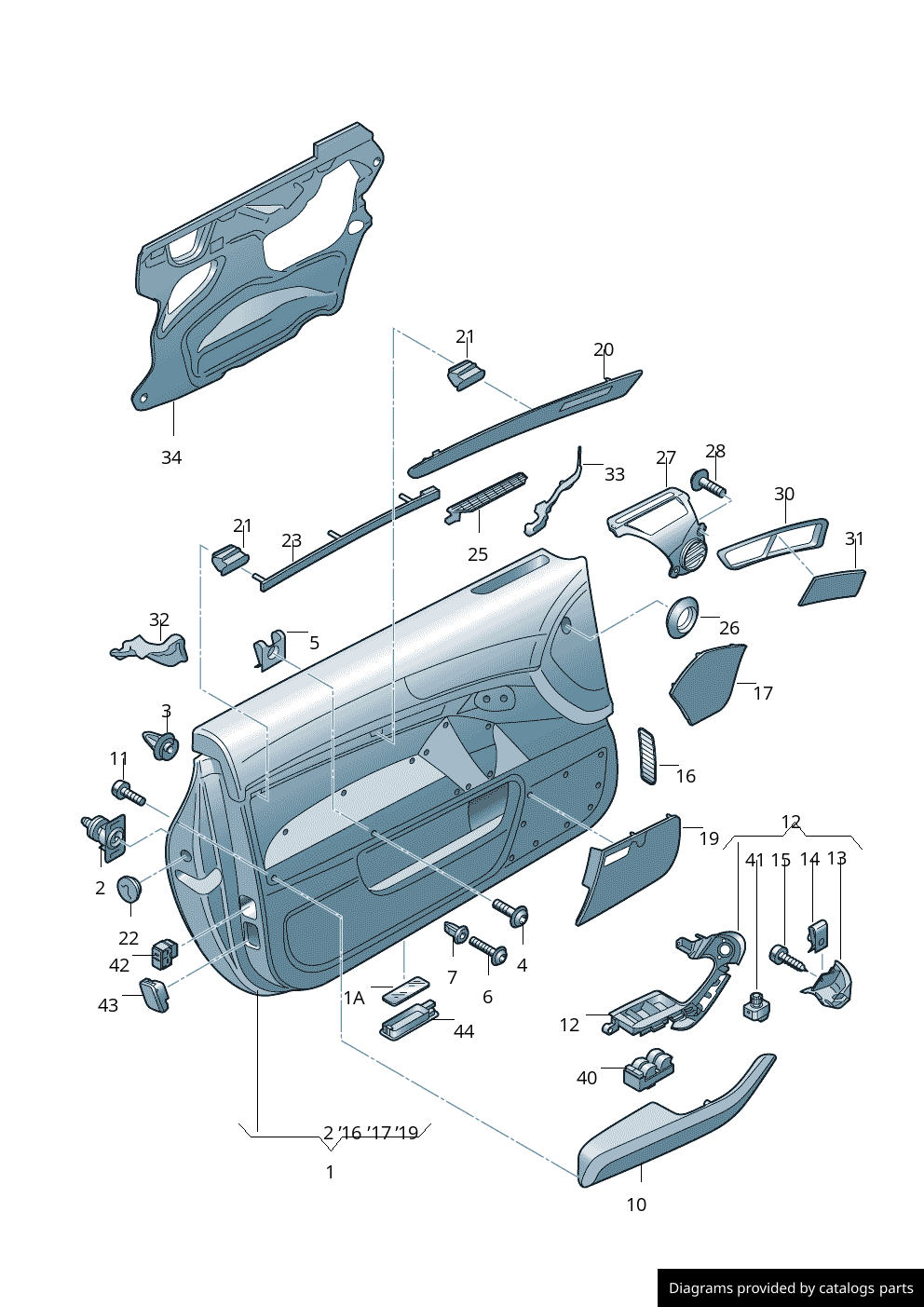 Car part diagram