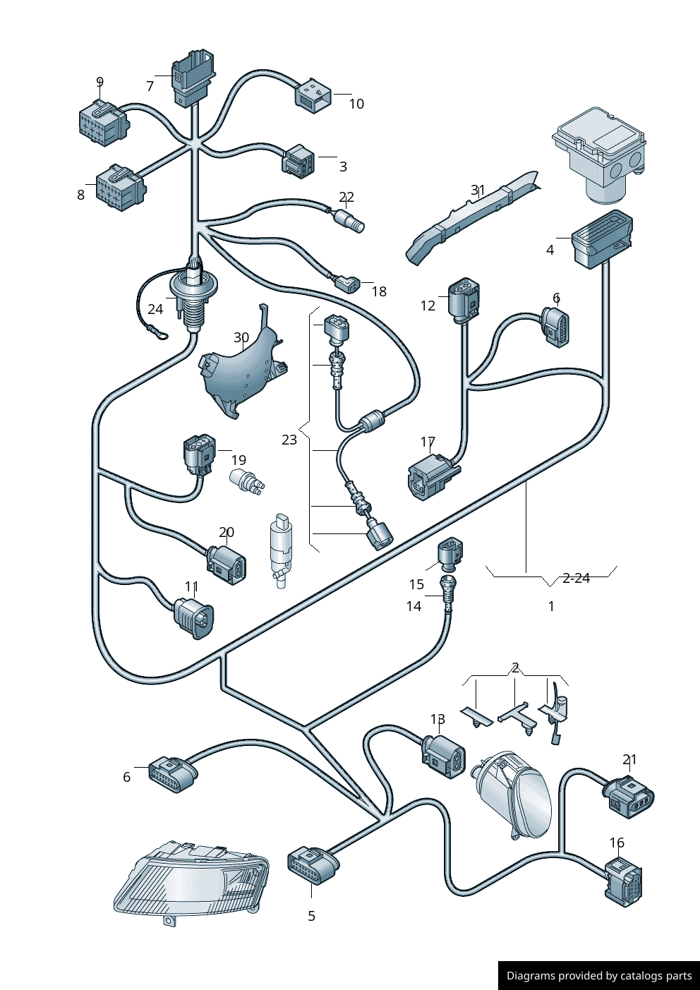 Car part diagram