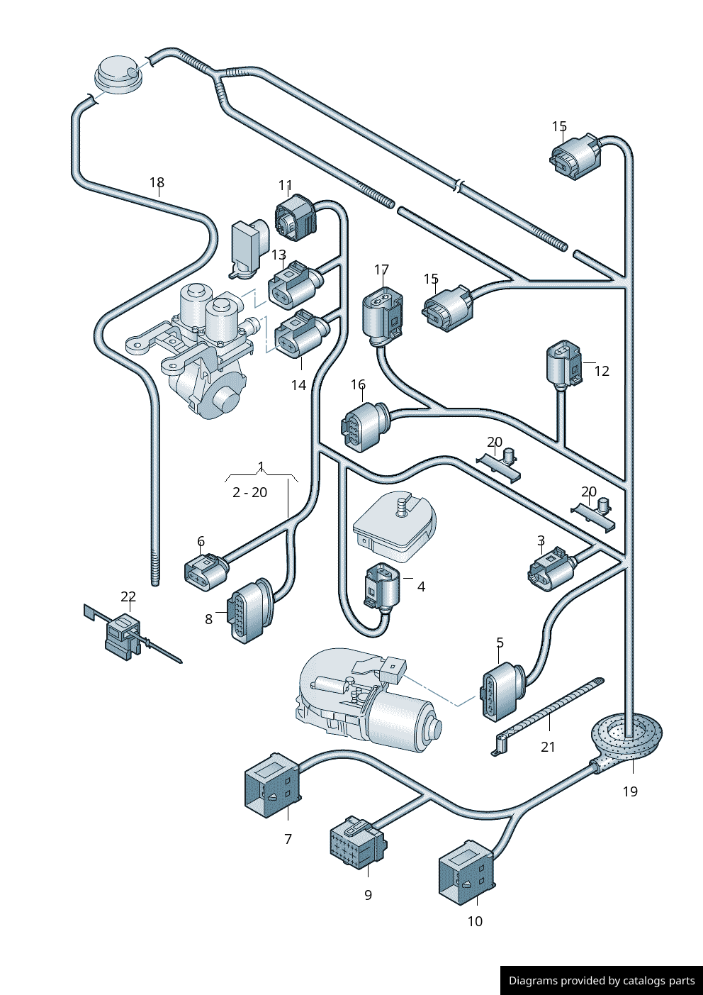 Car part diagram