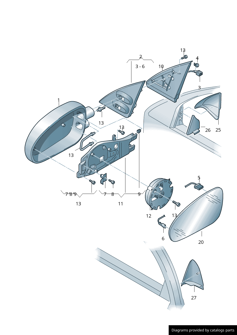 Car part diagram
