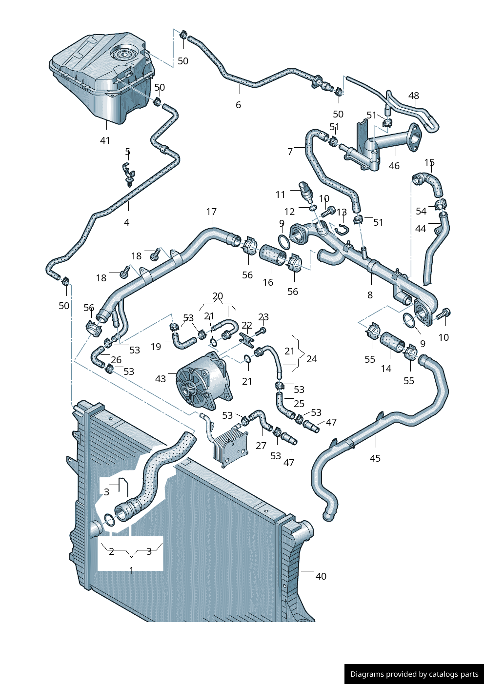 Car part diagram
