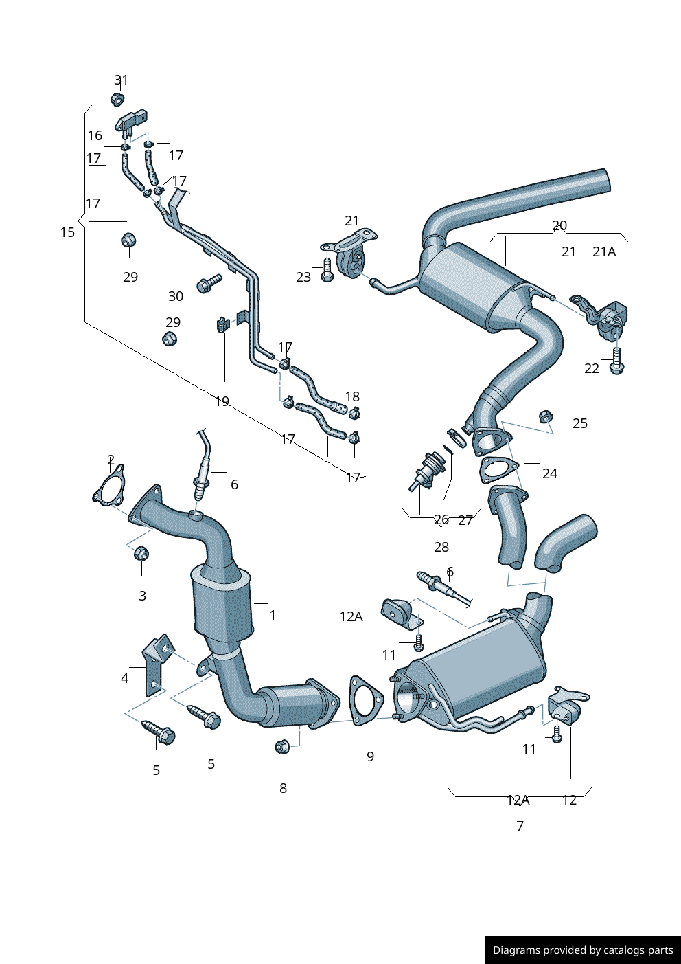 Car part diagram