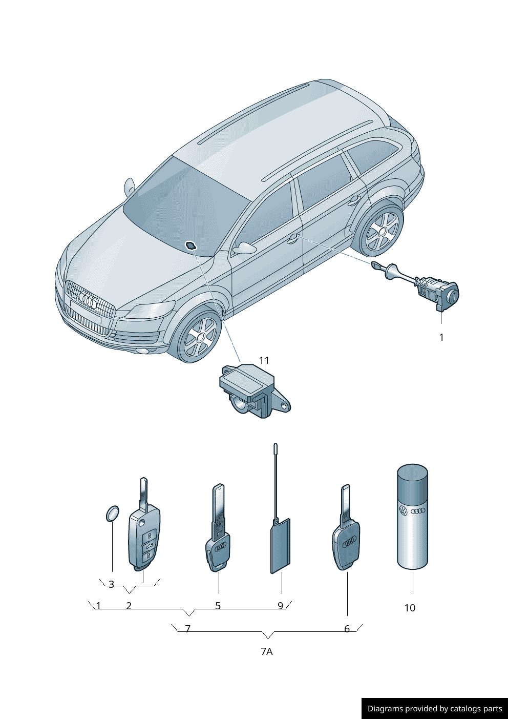 Car part diagram