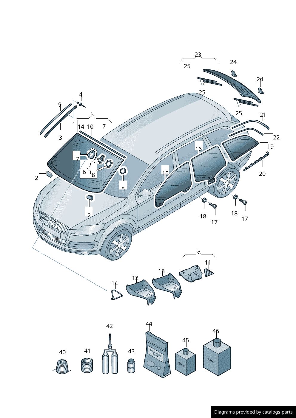 Car part diagram