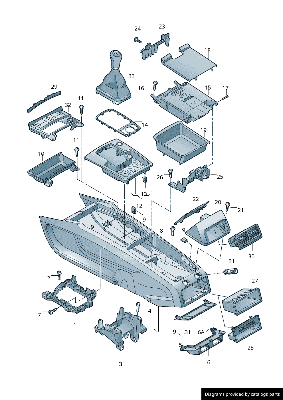 Car part diagram