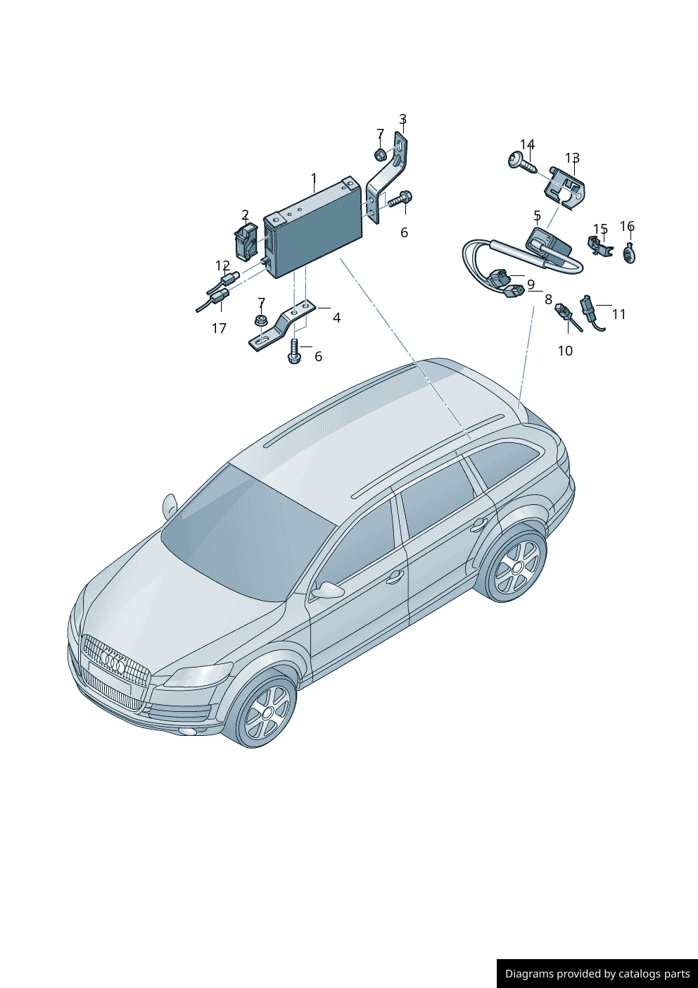 Car part diagram