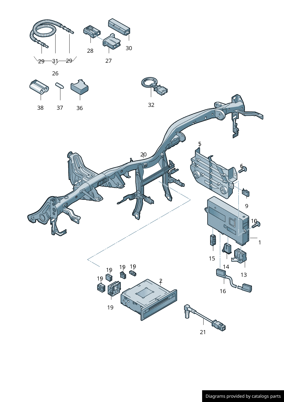 Car part diagram