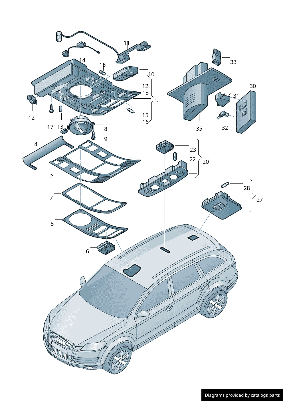 Car part diagram