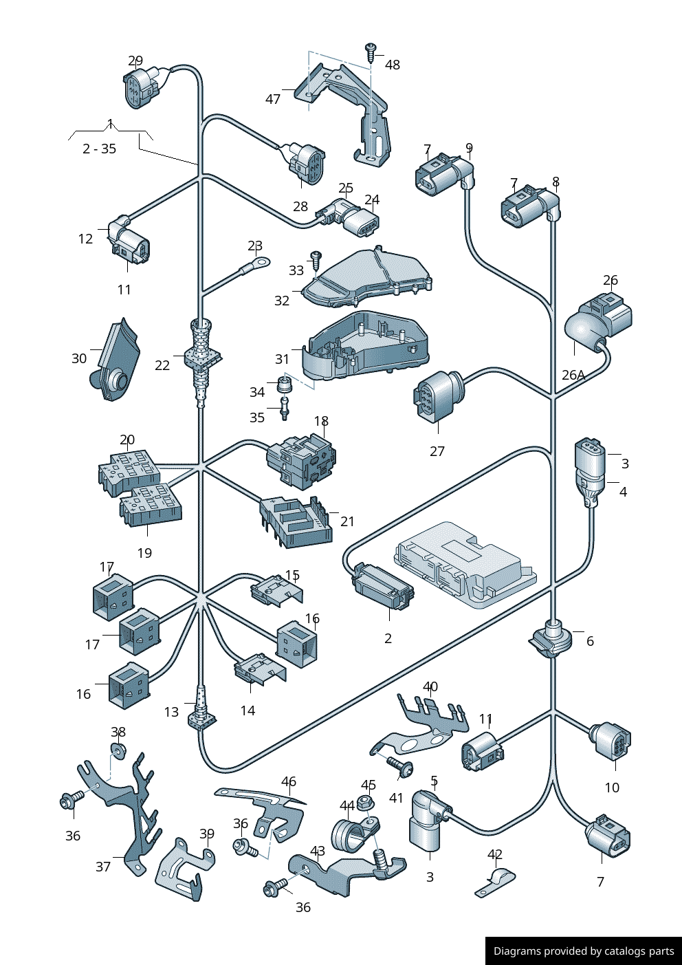 Car part diagram
