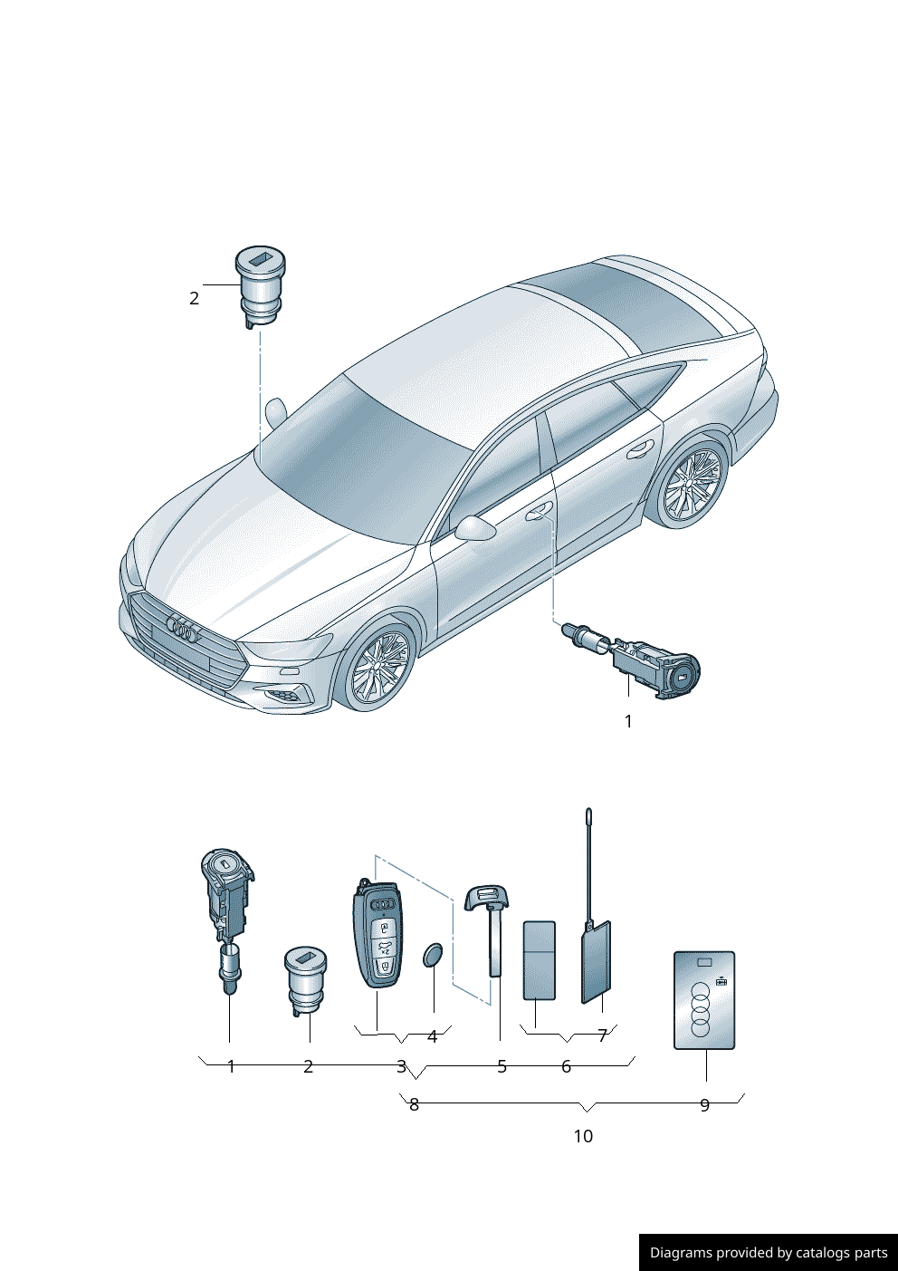 Car part diagram