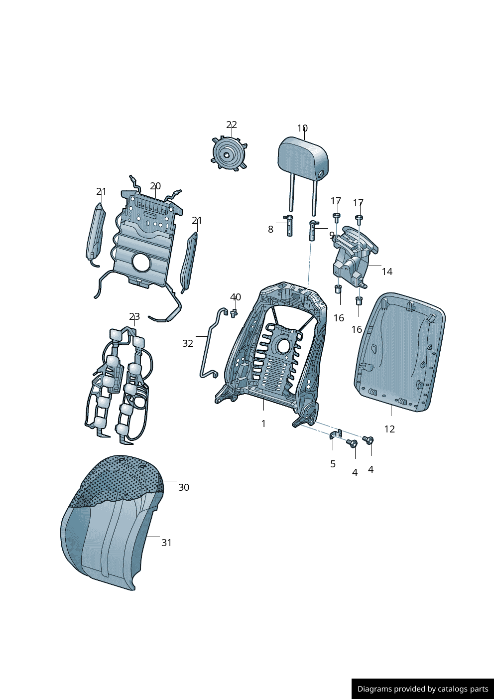 Car part diagram