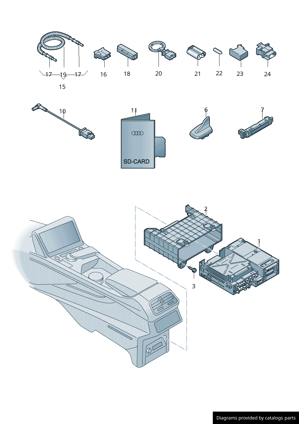 Car part diagram