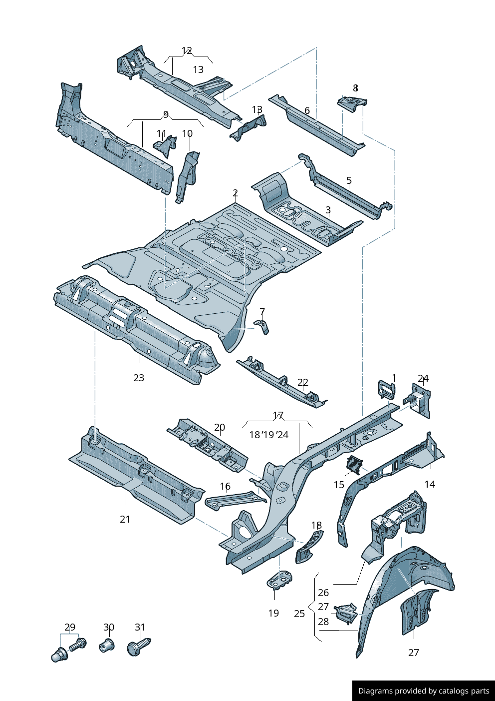 Car part diagram