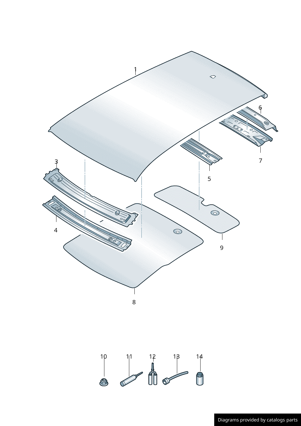 Car part diagram