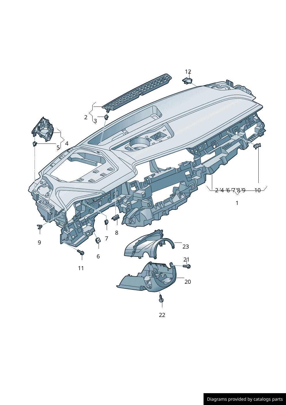 Car part diagram
