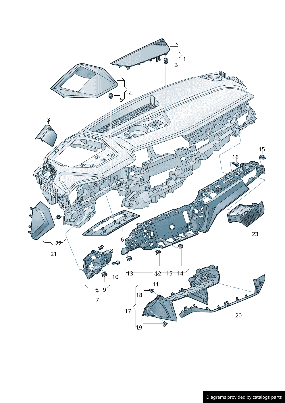 Car part diagram