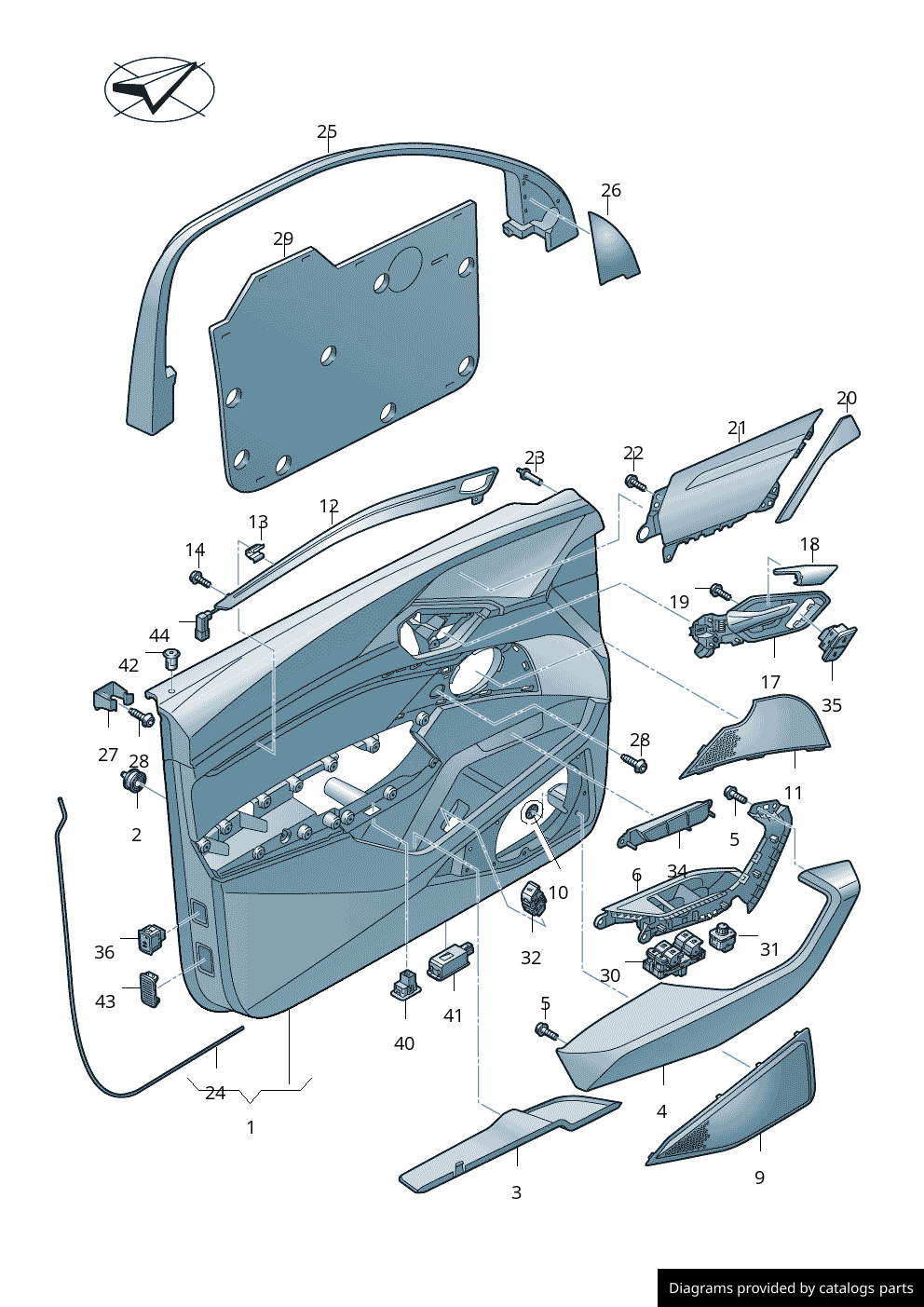 Car part diagram
