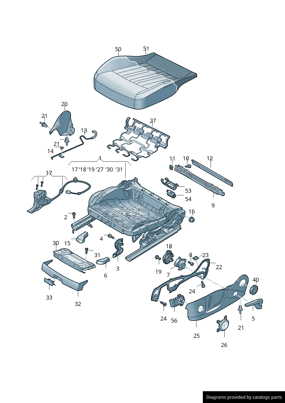 Car part diagram