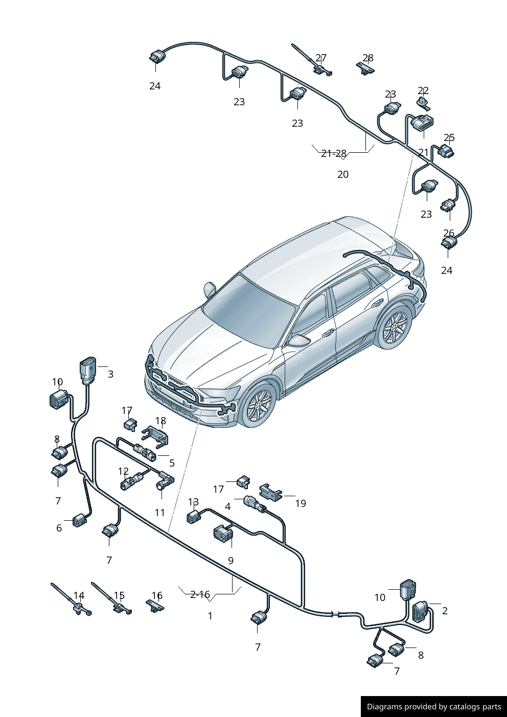 Car part diagram