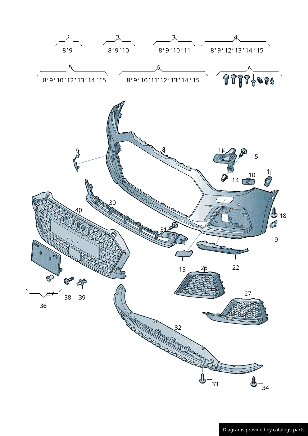 Car part diagram