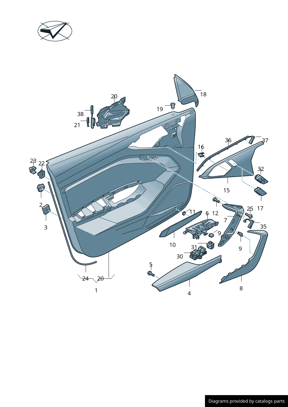 Car part diagram