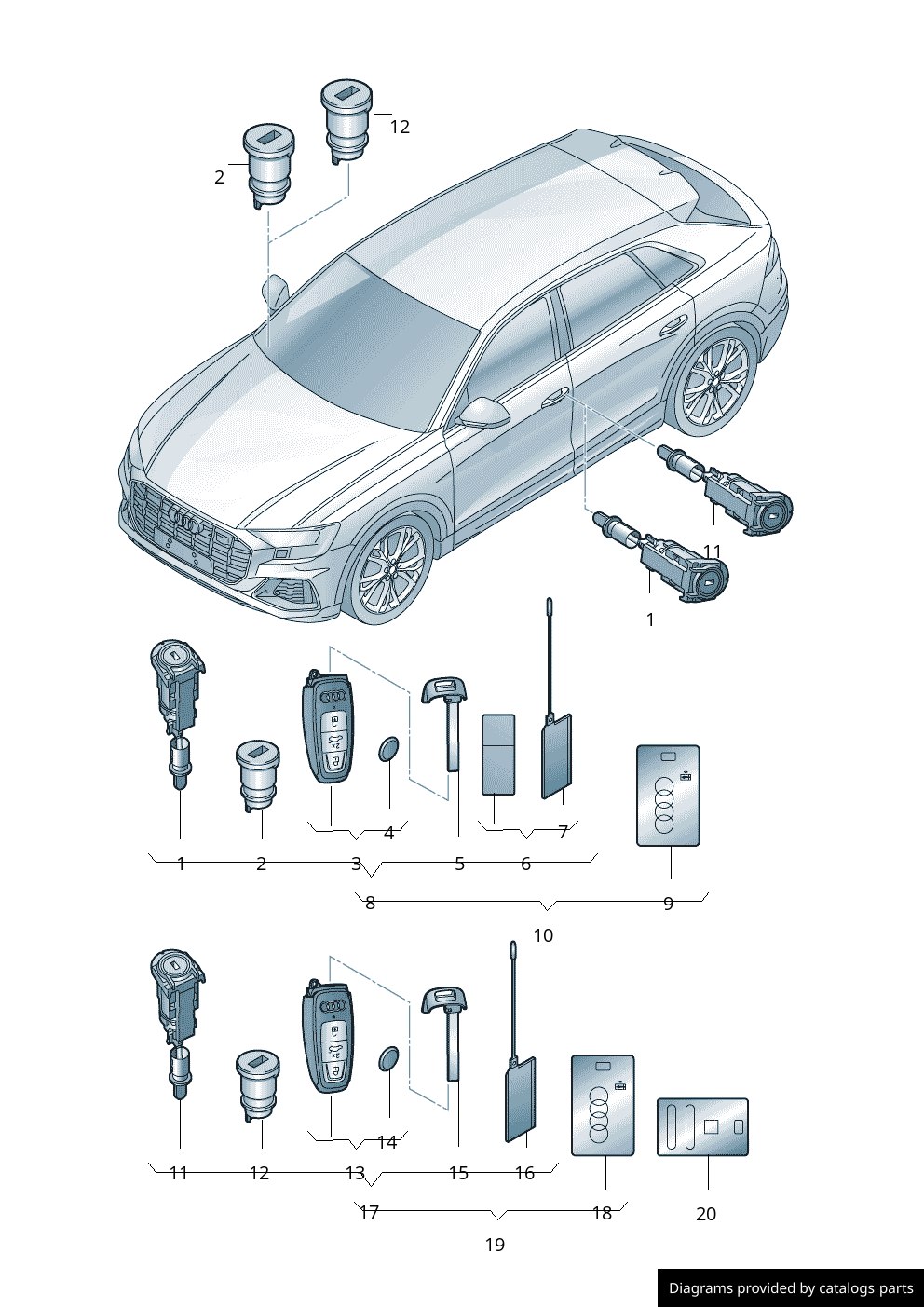 Car part diagram